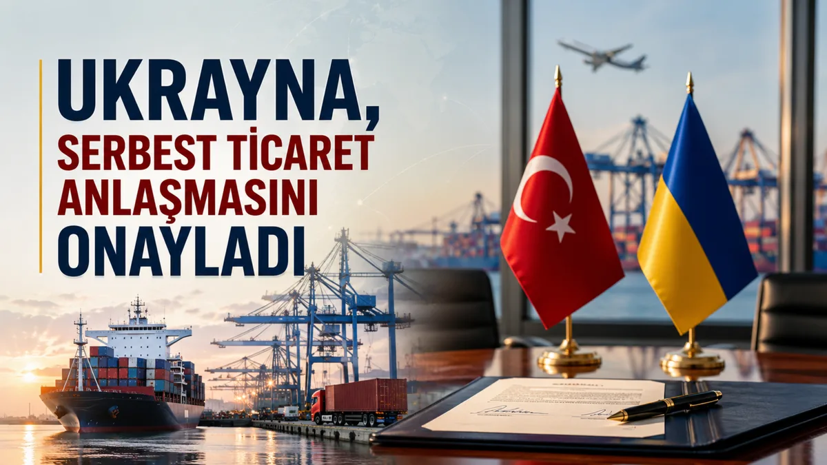 Ukrayna, Türkiye ile Serbest Ticaret Anlaşmasını Onayladı