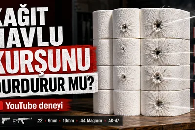 Kağıt havlu kurşun deneyi