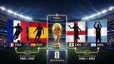 Dünya kupası yarı final eşleşme tablosu belli oldu