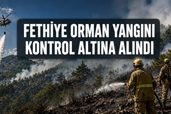 Fethiye Karagedik ve Foça mahallelerinde çıkan orman yangını havadan ve karadan müdahaleyle kontrol altına alındı.