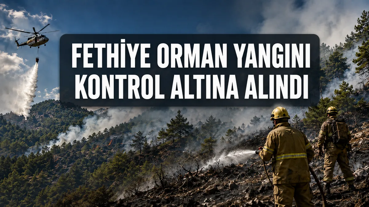 Fethiye Karagedik ve Foça mahallelerinde çıkan orman yangını havadan ve karadan müdahaleyle kontrol altına alındı.
